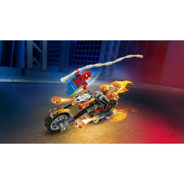 LEGO SUPER HEROES MARVEL SPIDERMAN VS GHOST RIDER MECH 