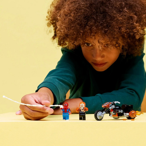 LEGO SUPER HEROES MARVEL SPIDERMAN VS GHOST RIDER MECH 