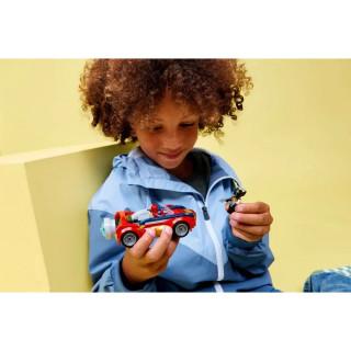 LEGO SUPER HEROES MARVEL SPIDERMAN CAR VS VENOMIZED 