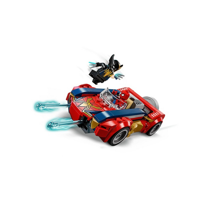 LEGO SUPER HEROES MARVEL SPIDERMAN CAR VS VENOMIZED 