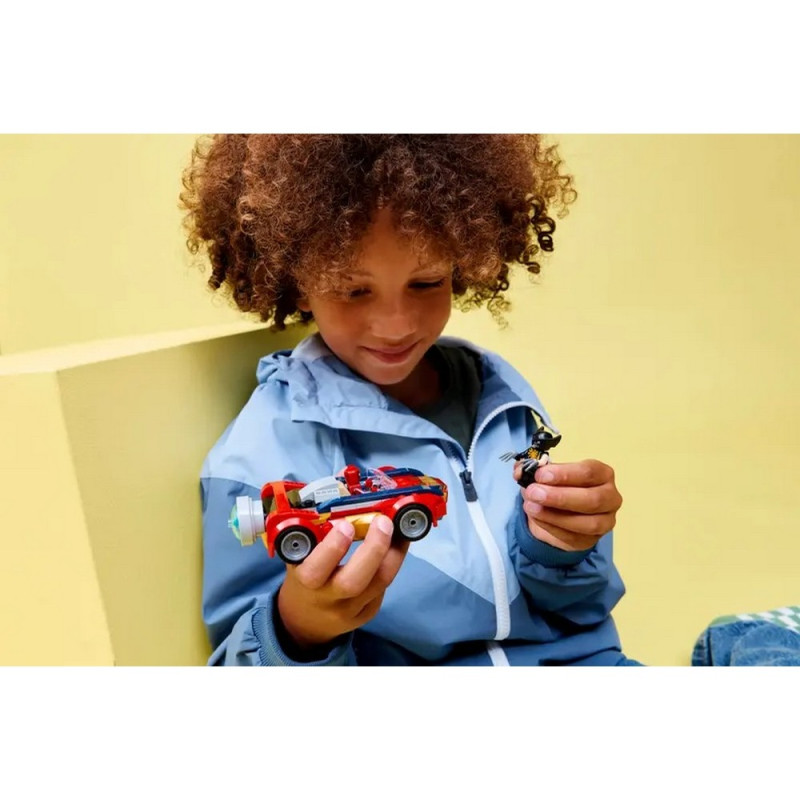 LEGO SUPER HEROES MARVEL SPIDERMAN CAR VS VENOMIZED 