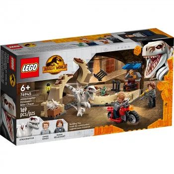 LEGO JURASSIC WORLD ATROCIRAPTOR DINOSAUR: BIKE CHASE 