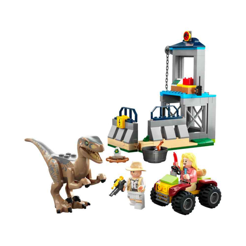 LEGO JURASSIC WORLD VELOCIRAPTOR ESCAPE