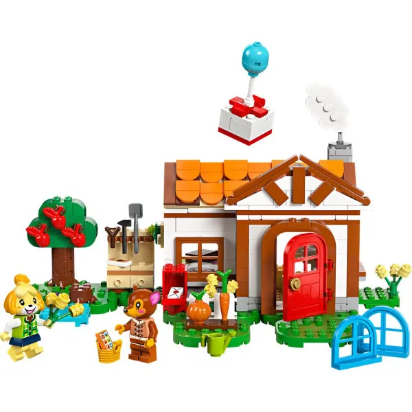 LEGO ANIMAL CROSSING ISABELLES HOUSE VISIT 