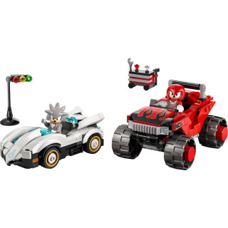 LEGO SONIC SILVERS CAR VS KNUCKLES MECH 