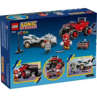 LEGO SONIC SILVERS CAR VS KNUCKLES MECH 