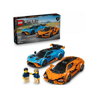 LEGO SPEED CHAMPIONS LAMBORGHINI REVUELTO AND HURACANE 