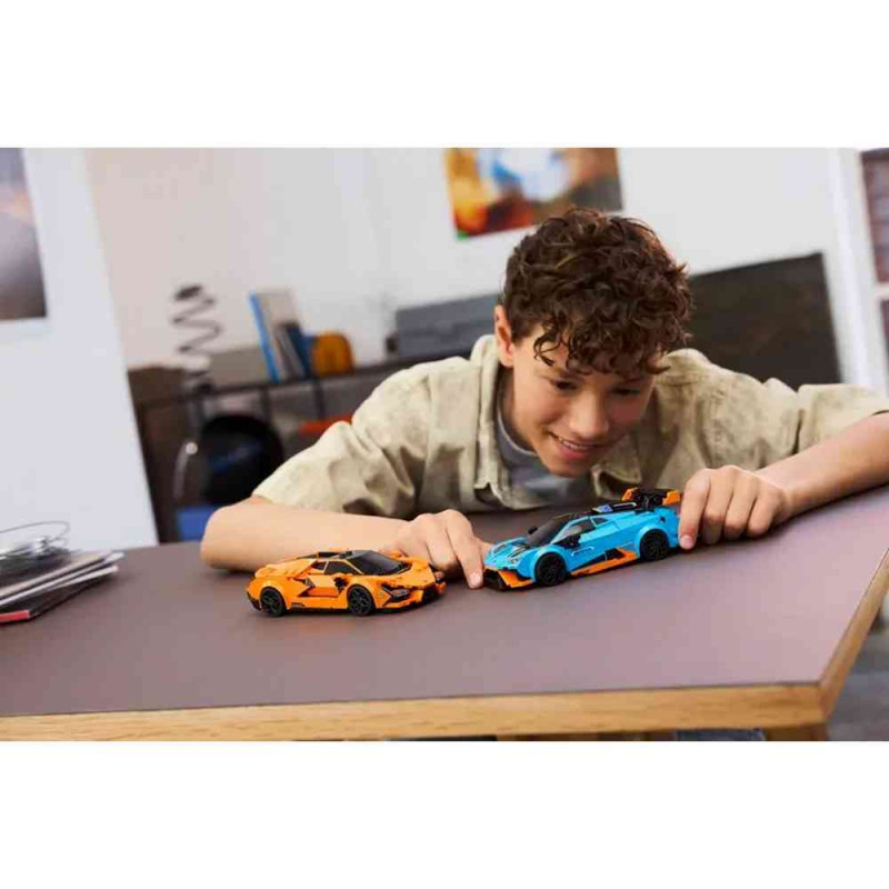 LEGO SPEED CHAMPIONS LAMBORGHINI REVUELTO AND HURACANE 