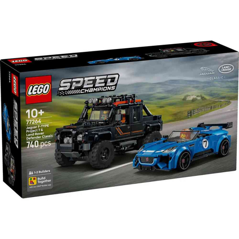 LEGO SPEED CHAMPIONS JAGUAR PROJECT 7 LAND ROVER... 