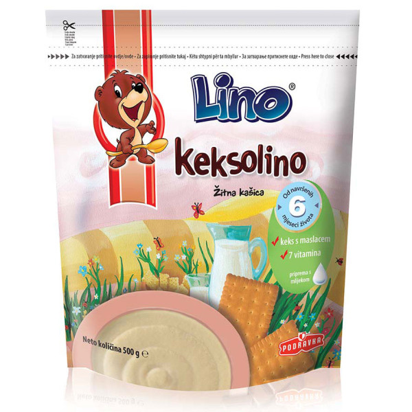 PODRAVKA LINO KEKSOLINO 500 G ZIPP 
