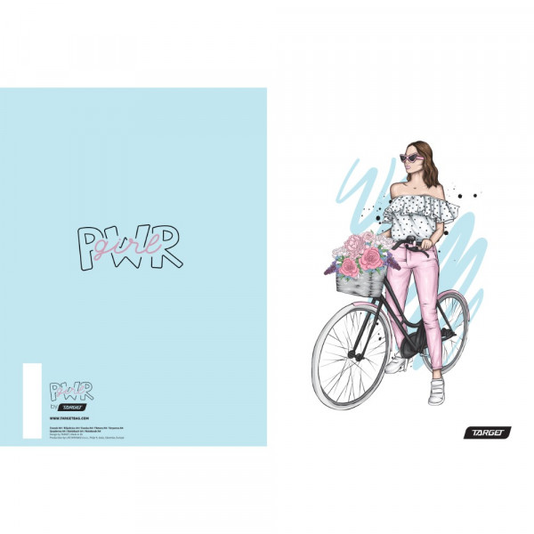 SVESKA A4 CISTA TARGET GIRL POWER