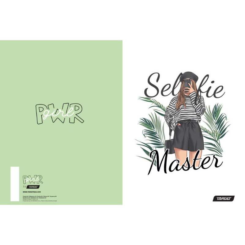 SVESKA A4 CISTA TARGET GIRL POWER