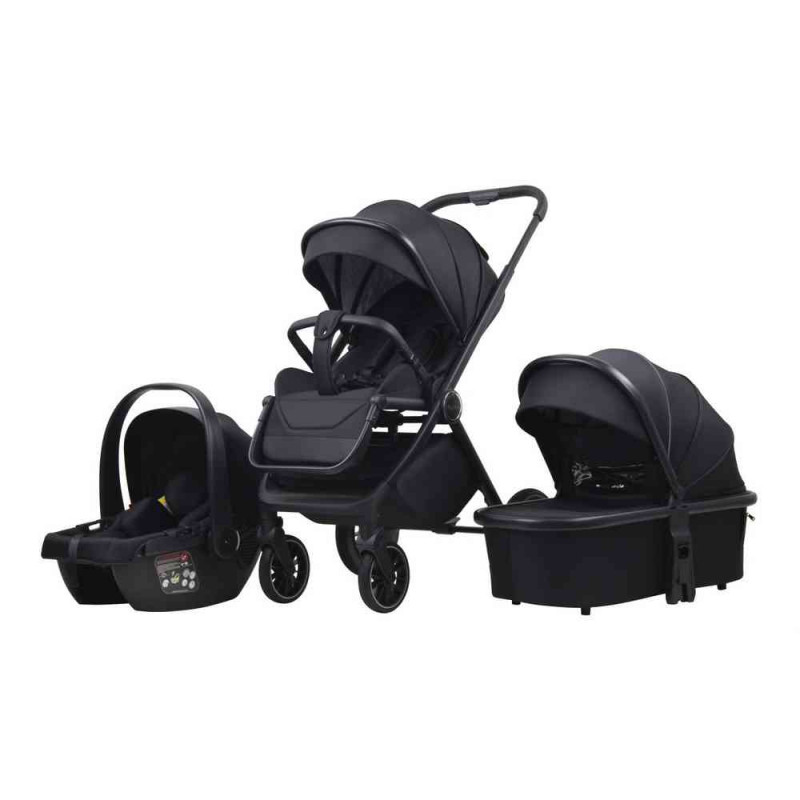 LA MAMA ALVI KOLICA ZA BEBE 3U1   BLACK 