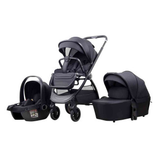 LA MAMA TRIO KOLICA ZA BEBE 3U1   BLACK 
