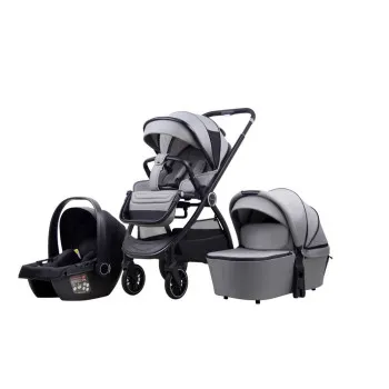 LA MAMA TRIO KOLICA ZA BEBE 3U1   GRAY 