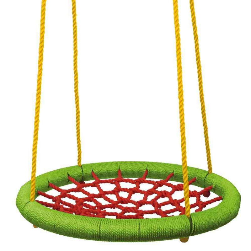 WOODYLAND PRSTEN ZA LJULJANJE - ZELENI/CRVENI, 83CM