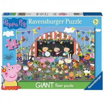 RAVENSBURGER PUZZLE (SLAGALICE) - PEPA PRASE VELIKA PODNA PUZLA RA03022 