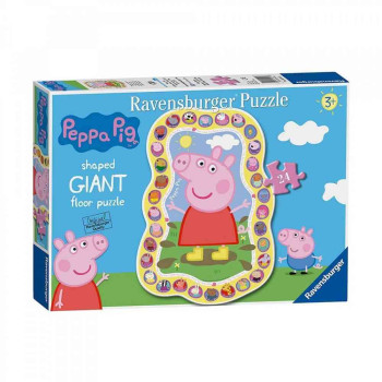 RAVENSBURGER PUZZLE (SLAGALICE) - PEPA PRASE VELIKA PODNA PUZLA RA05545 