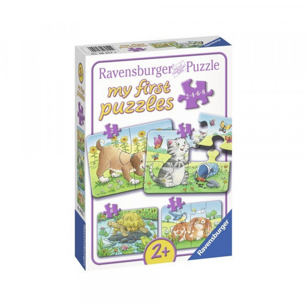 RAVENSBURGER PUZZLE MOJE PRVE PUZLE 4 U 1 LJUBIMCI 