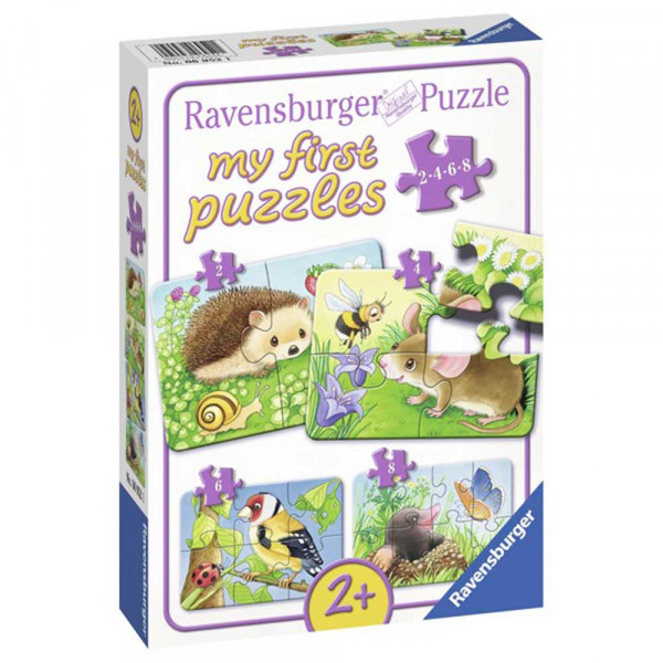 RAVENSBURGER PUZZLE MOJE PRVE PUZLE 4U 1 SUMSKE ZIVOTINJE 