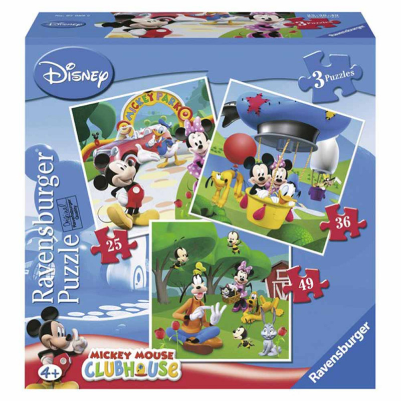 RAVENSBURGER PUZZLE MIKI MAUS 3 U 1