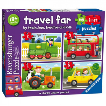 RAVENSBURGER PUZZLE MOJE PRVE PUZLE 4 U 1 PREVOZNA SREDSTVA 