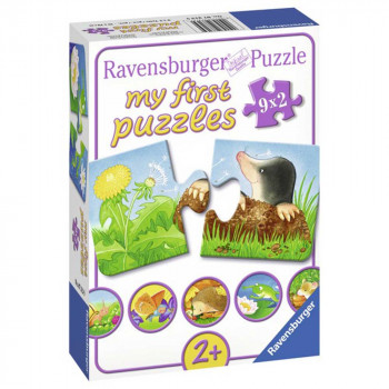 RAVENSBURGER PUZZLE MOJE PRVE PUZLE 9 U 1 SITNE ZIVOTINJE 