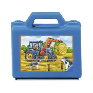 RAVENSBURGER PUZZLE KOCKICE,VOZILA