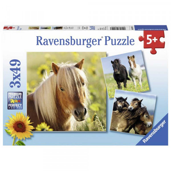 RAVENSBURGER PUZZLE DIVLJI KONJI 