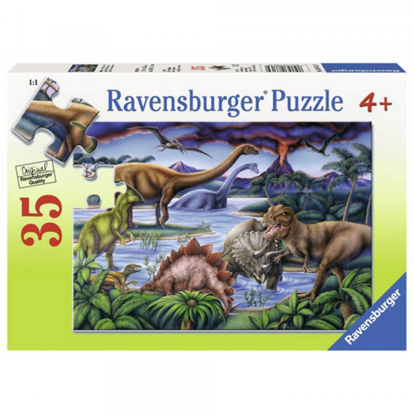 RAVENSBURGER PUZZLE IGRALISTE ZA DINOSAURUSE 