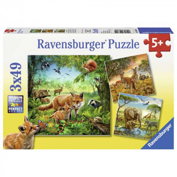 RAVENSBURGER PUZZLE ZIVOTINJE U DIVLJINI 