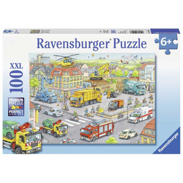 RAVENSBURGER PUZZLE  AUTOMOBILI U GRADU 