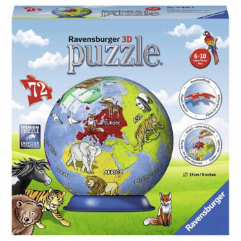 RAVENSBURGER 3D PUZZLE MAPA SVETA 