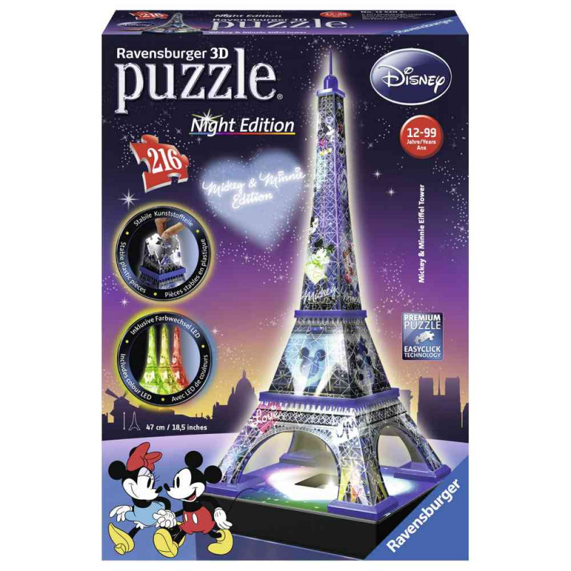 RAVENSBURGER 3D PUZZLE DISNEY AJFELOV TORANJ