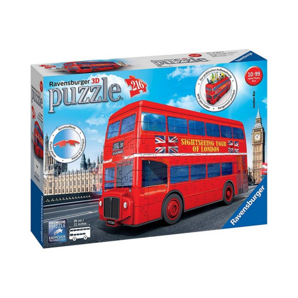 RAVENSBURGER 3D PUZZLE LONDON BUS | Dexy Co Kids | Akcija & Cena