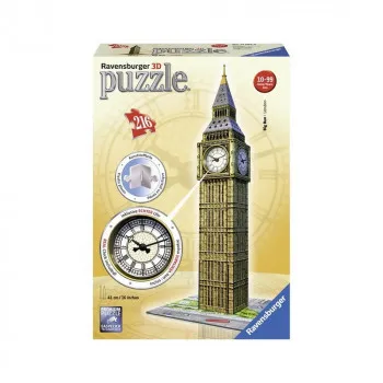 RAVENSBURGER 3D PUZZLE  SLAGALICE  - BIG BEN SA SATOM 