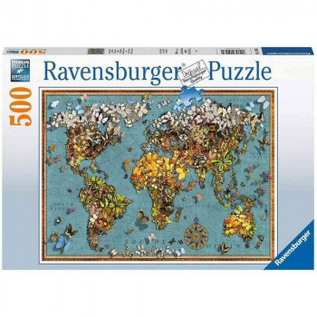 RAVENSBURGER PUZZLE (SLAGALICE) - MAPA SVETA 