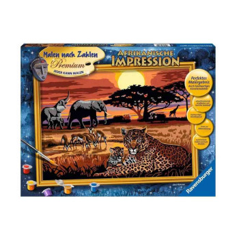RAVENSBURGER DRUSTVENA IGRA – SLIKAJ PO BROJEVIMA  – UTISAK IZ AFRIKE 