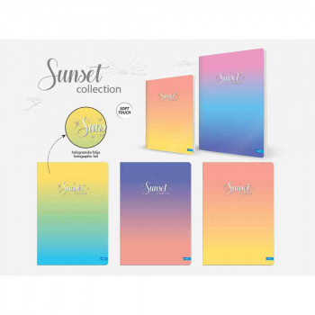 LASTVA  SVESKA A5 SUNSET MP/EX/D 
