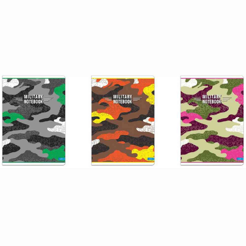 LASTVA SVESKA A4 MILITARY MP/EX/D