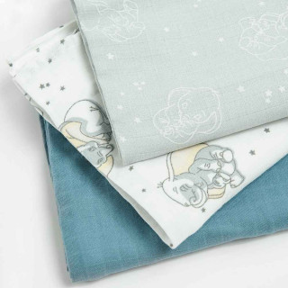 COOL CLUB PELENE MUSLIN NAPPY 3-PACK