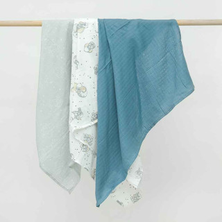 COOL CLUB PELENE MUSLIN NAPPY 3-PACK