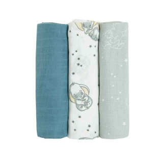 COOL CLUB PELENE MUSLIN NAPPY 3-PACK
