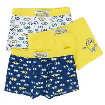 COOL CLUB GACICE BOXER 3KOM MINIONS UNIVERSAL PICTURES 