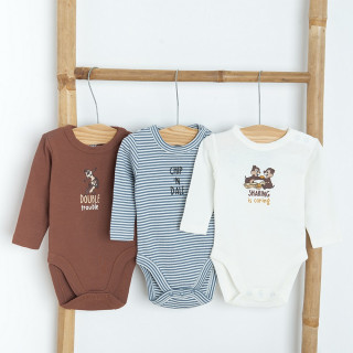 COOL CLUB BODI DUG RUKAV 3KOM CHIP&DALE