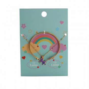 LUNA OGRLICA I NARUKVICA UNICORN SET 
