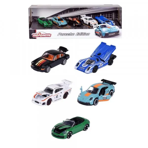 MAJORETTE PORSCHE MOTORSPORT 5 VOZILA GIFTPACK 