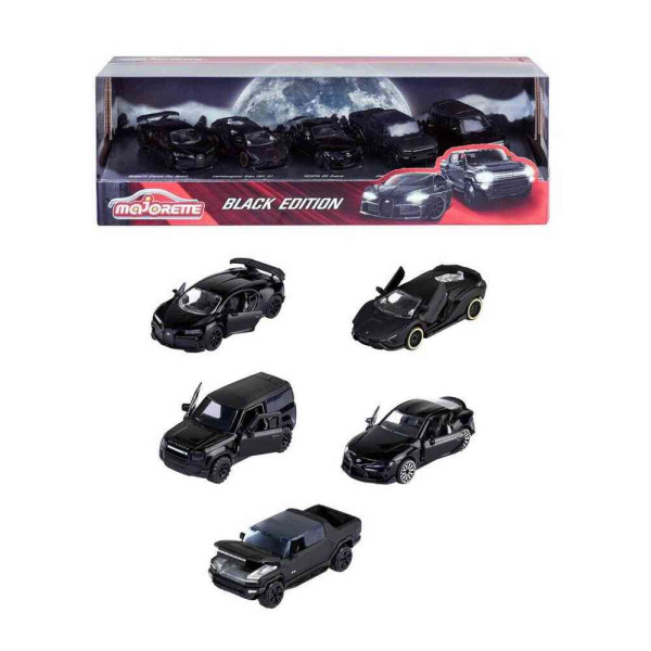 MAJORETTE BLACK EDITION 5 VOZILA GIFTPACK 