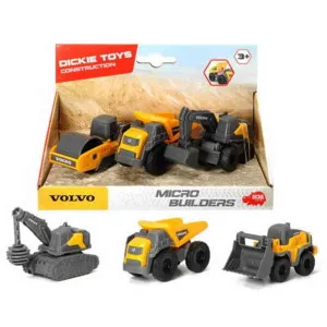 DICKIE VOZILA VOLVO MICRO BUILDER SET 2 MODELA