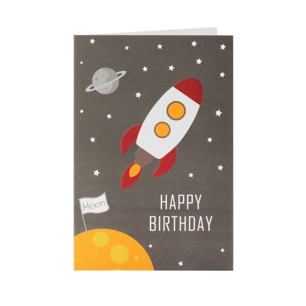 CESTITKA HAPPY BIRTHDAY RAKETA 